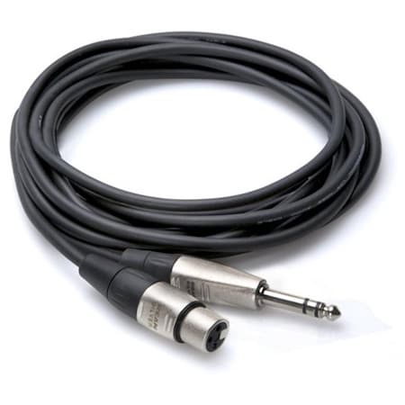 Hosa Technology HOSA TECHNOLOGY Pro Balanced Interconnect - Rean XLR3F to .25 in. TRS 75 HXS075